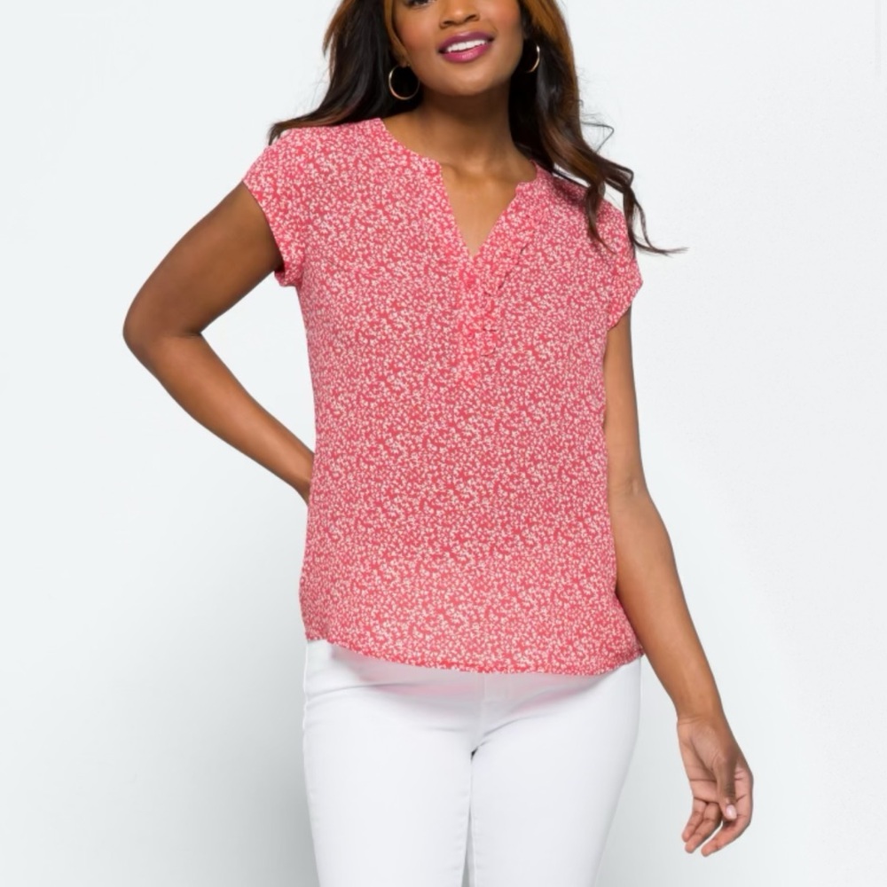 Antonella Monday Fun Button Detail Blouse Size L